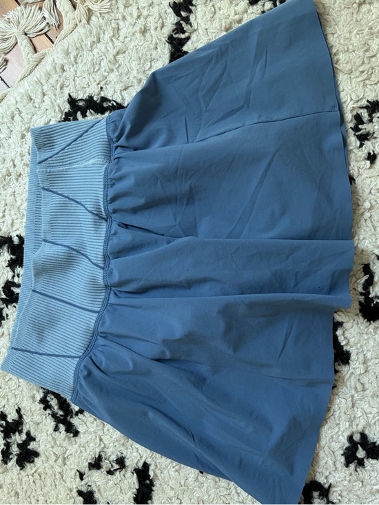 aerie Dresses & Skirts - aerie Slate Blue Circle Skirt with Ribbed Waistband